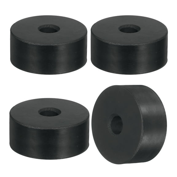 4Pack Thick Rubber Spacer, 2 Inch OD x 1/2 Inch ID x 13/16 Inch Thickness