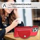 thumbnail image 5 of Mobile Phone Cases For iPhone 13 Pro Max Shockproof Leather Phone Case with Card Holder(Red), 5 of 5