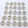 thumbnail image 2 of serony A-Z Initial Wooden 1-25 Number Wood Christmas Advent Calendar Tags Wedding Candy Gift Present Box Wrapping Tags, 2 of 8
