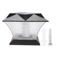 thumbnail image 2 of Solar Outdoor Wall Light, LED Post Lamp with High Brightness LED Beads for Garden Landscape Fence Yard Decoration, 2 of 8