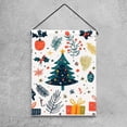 thumbnail image 4 of Welcome Cute Christmas Trees and Xmas Elements Garden Flag, Vertical Double Sided Small House Flag, Yard Farmhouse Outdoor Deck Veranda Lawn Decor 28x40 Inch, 4 of 6