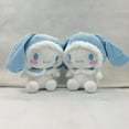 thumbnail image 2 of 10in Blue Cute Cinnamoroll Plush Toy Soft Stuffed Anime Cartoon Animal Toys Kids Christmas Birthday Gift with Sucker -25cm, 2 of 6