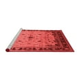 thumbnail image 2 of Ahgly Company Machine Washable Indoor Square Oriental Red Traditional Area Rugs, 6' Square, 2 of 4