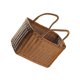 thumbnail image 3 of Basket Woven Wicker Baskets Picnic Handle Storage Rattan Market Flower Handles Straw Fruit Gift Shopping Hand Tote, 3 of 5