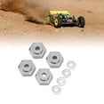 thumbnail image 3 of Acoplador Hexagonal RC De 4 Piezas, Adaptador Hexagonal De Rueda RC De aleación De Aluminio Profesional Para Coches RC 1/10, 3 of 7