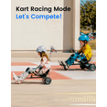 thumbnail image 4 of MIHOVER Self Balancing Scooter with Seat Attachment,Balancing Scooter for Kids or Adults with Adjustable Length, Fits 6.5" 8" 10" ,360°swivel Wheel, 4 of 11