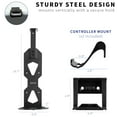 thumbnail image 4 of VIVO Black Steel Wall Mount Designed for PS5 Console, 2 Controller Mounts, 4 of 9