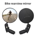thumbnail image 1 of 2pcs Bike Rear View Mirrors Adjustable Safety Bike Mirrors Foldable Bicycle Handlebar Rearview Mirrors Wide Angle Shakeproof Convex Cycling Mirror for Mountain Bike Road Bike City Bicycle, 1 of 6