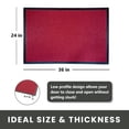 thumbnail image 6 of Envelor Front Door Mat Indoor Outdoor Entrance Doormat Non Slip Durable Floor Mat for Entry Mat Kitchen Rugs Home Decor Rugs Heavy Duty Mat Welcome Mat, 24 x 36 Inches, Maroon, 6 of 7