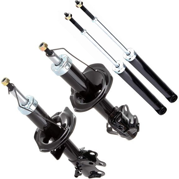SCITOO Full Set Shocks for Versa, Shocks Absorbers and Struts Fits 2009 2010 2011 2012 for Nissan Versa Amortiguadores