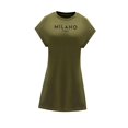 thumbnail image 2 of Vestido de verano para mujer, vestido sencillo y transpirable con cuello redondo para viajes en la calle y la playa M, 2 of 7