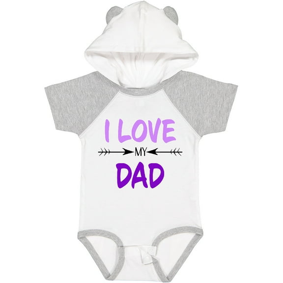 Inktastic I Love My Dad Fathers Day Boys or Girls Baby Bodysuit