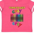 thumbnail image 4 of Inktastic Time to Get Cray Cray Crayons Humor Boys or Girls Toddler T-Shirt, 4 of 5