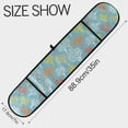 thumbnail image 3 of Dailycode Double Sided Oven Mitt with Loop Heat Resistant Kitchen Long Potholders 7" x 35" Colorful Coral, 3 of 6