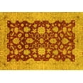 thumbnail image 1 of Ahgly Company Indoor Rectangle Abstract Yellow Modern Area Rugs, 3' x 5', 1 of 4