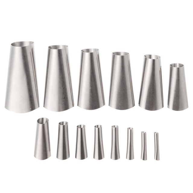 Mobutofu Outils de Buse Kit de Buse de Scellage en Acier Inoxydable 14Ensemble pour Remplissage de Porte de Réservoir Fenêtre