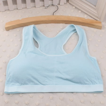 

HIMIWAY Kids Girls Underwear Bra Vest Children Underclothes Sport Undies Clothes Workout Sets for WomenBlue One size