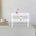 thumbnail image 4 of HAMPPLIES 3Pcs Clear Rectangular Tabletop Display Racks for Home Store and Mall Use, 4 of 8