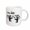 White, variant on 3drose, Funny Cute Skunk Tells Other Skunk You Stink Insulting Satire, 11oz Mug