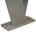 thumbnail image 4 of Ben Minimalist Console Table with V-Base, Natural Wood Veneer, Grey, 4 of 7