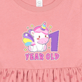 thumbnail image 4 of Inktastic 1 Year Old with Cute Unicorn Birthday Girls Baby Dress, 4 of 5