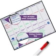 thumbnail image 3 of Magnetic whiteboard for fridge - Weekly meal planner - Family planner - erasable whiteboard -Organise to reduce stress in your life - - - - -, 3 of 5