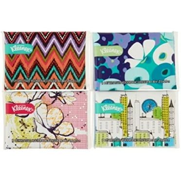 Kleenex Slim Pack Facial Tissue 10 Count 3-Ply (Pack Of 12)