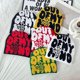 thumbnail image 4 of CORIRESHA Gorro casual Y2k con letra de estrella, gorro de punto cálido hip hop para mujeres y hombres, 4 of 4