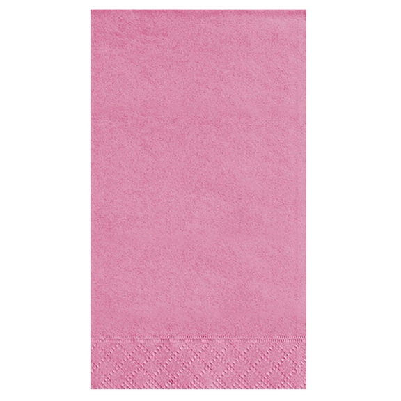 Paper Guest Napkins, 7.75 x 4.5 in, Hot Pink, 20ct