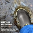 thumbnail image 5 of NORTY Mens Ankle Rain Boots Adult Male Rubber Waterproof 6" Runs 1-2 Sizes Big, 5 of 8