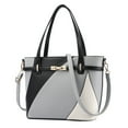 thumbnail image 1 of Bolso tipo cubo de cuero artificial de gran capacidad a la moda, bandolera de cuero suave de gran capacidad para mujer, 1 of 5