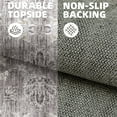 thumbnail image 6 of PABUBE Vintage Indoor Doormat Washable, Boho Entry Rug for Front Door - Low Profile Retro Welcome Mat for Inside Non Slip Entryway Rug 24"x35", 6 of 11