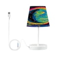 thumbnail image 2 of YAZAOO Table Lamp Creative Colorful Planet and Stars Pattern Simple Pattern Night Light, 2 of 8