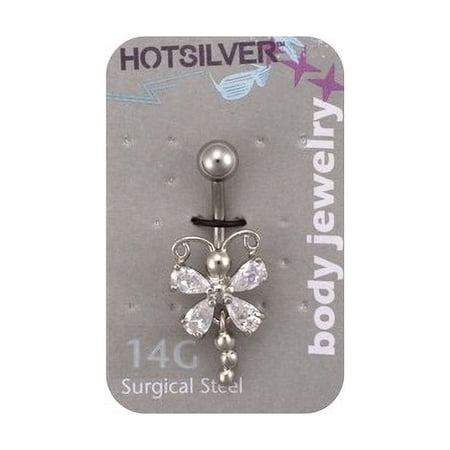 14g Butterfly Cz Belly