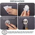 thumbnail image 5 of Gancho adhesivo, ganchos de pared para baño, toallero, cocina, dormitorio, bambú y acero inoxidable, 5 of 5