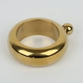 thumbnail image 1 of Flacon Rond Portable en Acier Inoxydable 304 Ton Or 3,5 oz - Bouteille de Boisson en Métal Style Russe avec Couvercle Étanche Sécurisé, Design Compact pour Activités Extérieures, Pique-Niques et Stockage de Boissons Polyvalent, 1 of 6