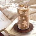 thumbnail image 4 of Vaso para beber SANDJEST Gingerbread, vaso de vidrio de 470 ml, 4 of 7
