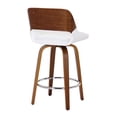 thumbnail image 3 of HUDSON-26' COUNTER STOOL PU-WHITE, 3 of 8