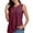Wine Red, variant on FIUFY Womens Tank Tops Summer Casual Sleeveless Cute Twist Knot Shirt Blouse Tunics