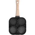 thumbnail image 1 of Aluminum 4-Cup Egg Frying Pan 4-Hole Frying Pot Non-Stick Egg Pancake Cooking Pan Cookware For Induction Gas Cooker, 1 of 7