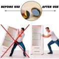 thumbnail image 4 of 16 Pcs Teflon Furniture Glides Round Self Adhesive Chair Legs PTFE Glides Floor Protectors for Furniture Easy Moving Chair Glides Wooden Floor Glides Glides - 30mm x 30mm, 4 of 4