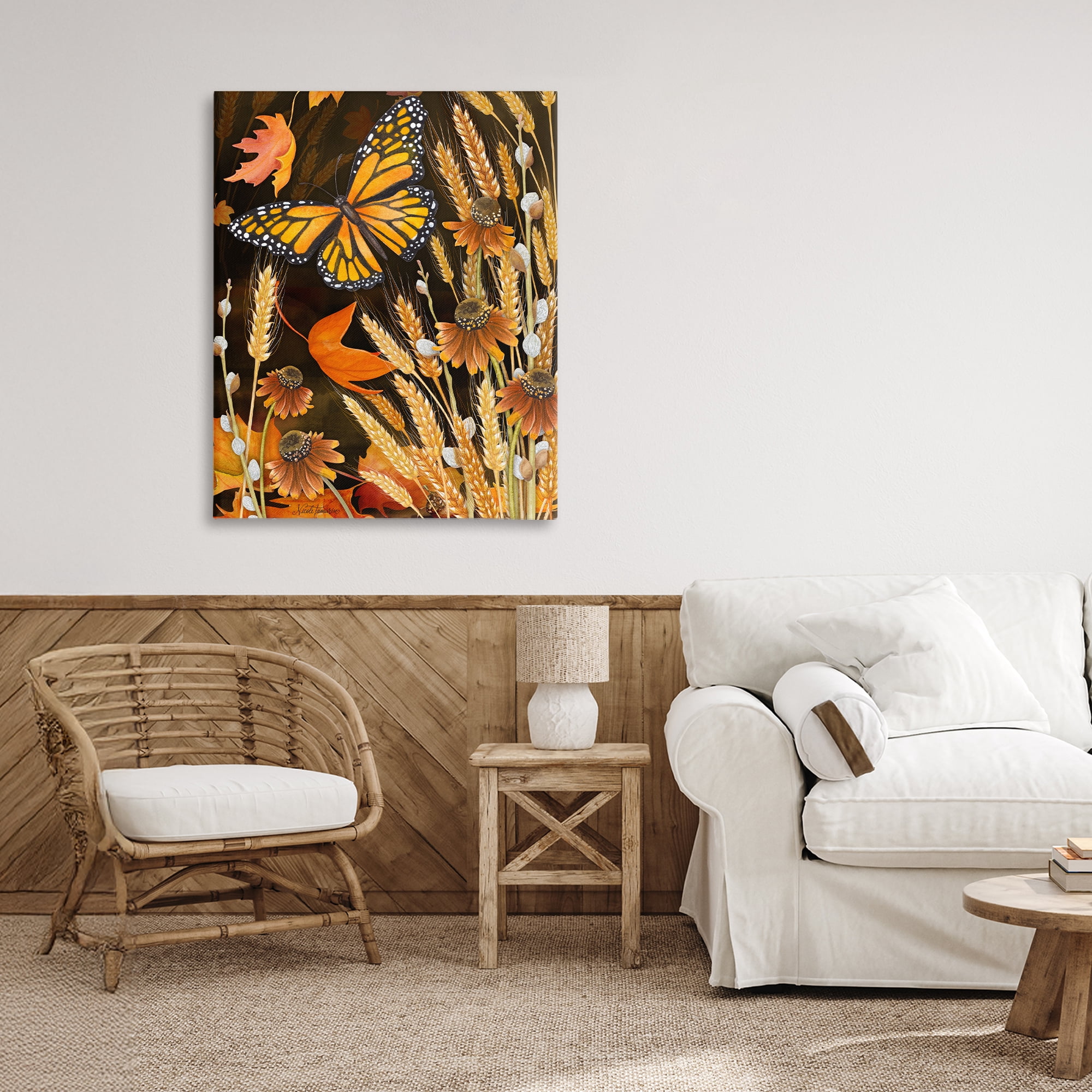 Stupell Industries Fall Motif Midnight Garden Canvas Wall Art, design by Nicole Tamarin