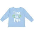 thumbnail image 3 of Inktastic I Love my Papa- hearts Boys or Girls Long Sleeve Toddler T-Shirt, 3 of 5