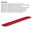 thumbnail image 3 of Rear Bumper Reflector, Waterproof Red Bumper Reflector Rear Bumper Reflector Strip Replacement For  EcoBoost Coupe, 3 of 8
