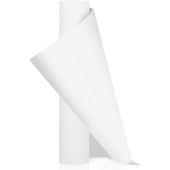 Matte White Vinyl Roll 13in x 5ft, Compatible with Explore3/Maker3, Smart Permanent Vinyl for DIY Crafting Decal Projects