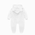 thumbnail image 5 of Baby Boy Winter Clothes Newborn Infant Baby Boys Girls Snowsuit Winter Coat Solid Bear Warm Fleece Hooded Footed Romper Jumpsuit Outfits 0-12 Months, 5 of 5