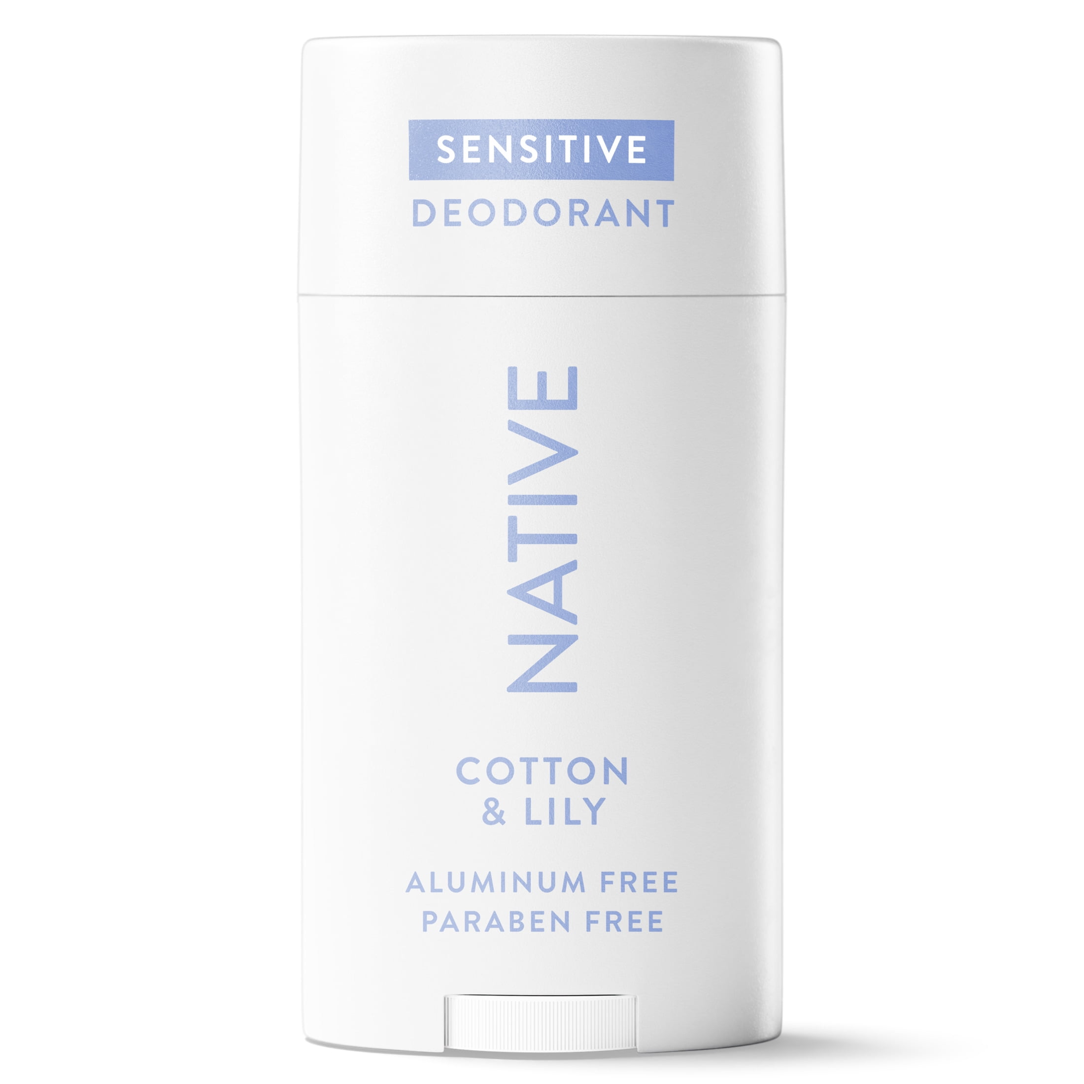 (2 pack) Native Sensitive Deodorant, Cotton & Lily, 2.66oz