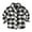 Black, variant on T Shirts for Boy Flannel Jacket Plaid Long Sleeve Lapel Shacket Pockets Coat Boys Clothing,Black,120