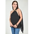 thumbnail image 1 of Blusa Halter con estampado de lunares Roman Fashion /Juvenil, 5016 (Negro) negro G, 1 of 6