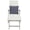 Grey/Bge/NvyWht Pillow, variant on SAFAVIEH Outdoor Collection Palmdale Lounge Chair Natural/Beige